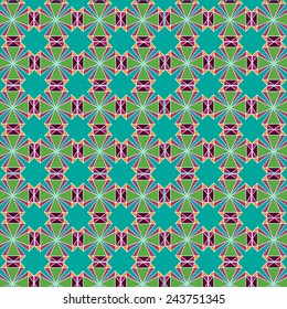 Abstract Retro Geometric Background