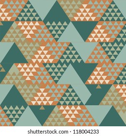 Resumen Fondo Geométrico Retro. Ilustración vectorial