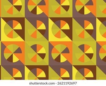 Abstract retro geometric funky hipster background pattern