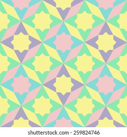 abstract retro geometric pattern