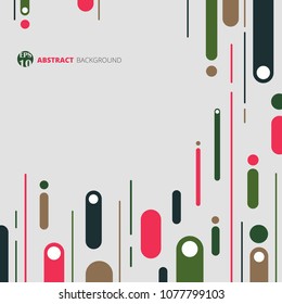 Abstract of retro geometric pattern background,  vector eps10