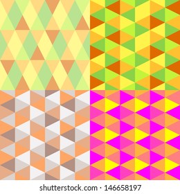 abstract retro geometric pattern for design