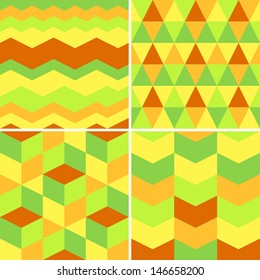 abstract retro geometric pattern for design