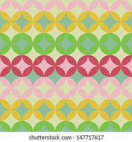 abstract retro geometric pattern for design