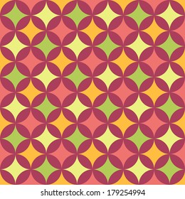 abstract retro geometric pattern for design