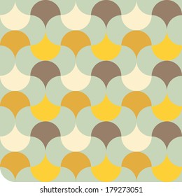 abstract retro geometric pattern for design