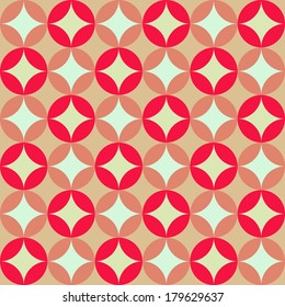 abstract retro geometric pattern for design