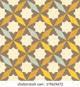 abstract retro geometric pattern for design