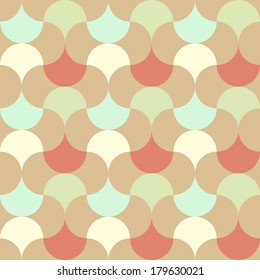 patrón retro geométrico abstracto para el diseño
