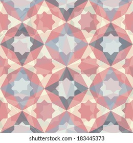 abstract retro geometric pattern for design