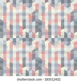 abstract retro geometric pattern for design