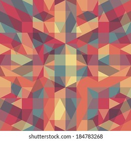 abstract retro geometric pattern for design