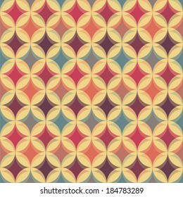 abstract retro geometric pattern for design