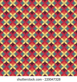 abstract retro geometric pattern for design