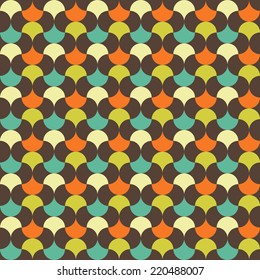 abstract retro geometric pattern for design