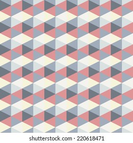 abstract retro geometric pattern for design