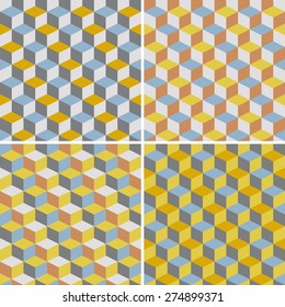 abstract retro geometric pattern for design