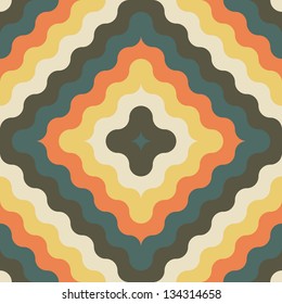 abstract retro geometric seamless pattern for design