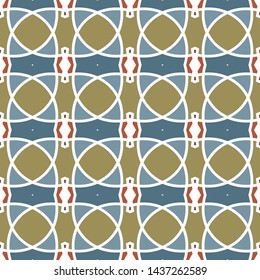 Abstract Retro Geometric seamless pattern with triangles. Stained-glass