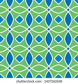 Abstract Retro Geometric seamless pattern with triangles. Stained-glass