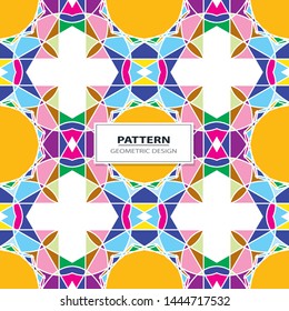 Abstract Retro Geometric seamless pattern with triangles. 