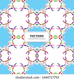 Abstract Retro Geometric seamless pattern with triangles. 