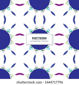 Abstract Retro Geometric seamless pattern with triangles. 