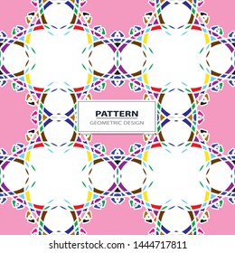 Abstract Retro Geometric seamless pattern with triangles. 