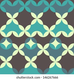 abstract retro geometric seamless pattern for design