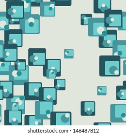 Abstract Retro Geometric seamless pattern 