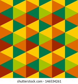abstract retro geometric seamless pattern for design
