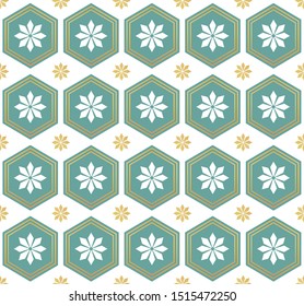 Abstract Retro Geometric seamless pattern