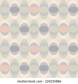 Abstract Retro Geometric seamless pattern with triangles. Vector Illustration