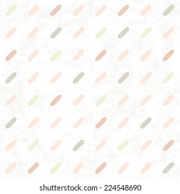 Abstract Retro Geometric seamless pattern with ovals. Vector Illustration