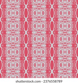 Abstract Retro Geometric seamless pattern with triangles. Vector Illustration Cute pink fashion seamless pattern of style.