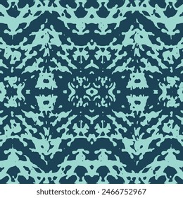 Abstract Retro Geometric seamless pattern with triangles. Vector Illustration  Azulejos tiles patchwork. Portuguese and Spain decor.