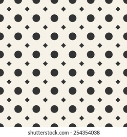 Abstract retro geometric seamless pattern for your design