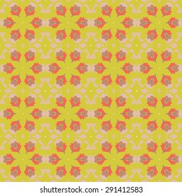 Abstract Retro Geometric seamless pattern with octagon shapes. Vector Illustration