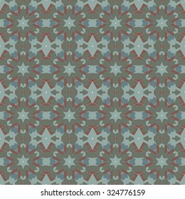 Abstract Retro Geometric seamless pattern with octagon shapes. Vector Illustration