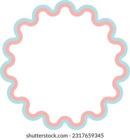 Abstract Retro Geometric Shape Element
