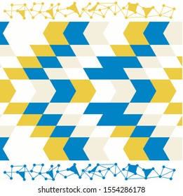 Abstract Retro Geometric, technology Pattern