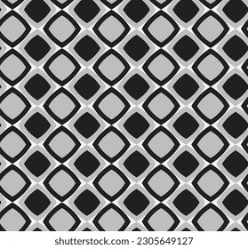 Abstract Retro Geometric Vector Pattern Seamless Texture Trendy Background For Hand-drawn Fashion Prints Plain Wallpaper Modern Style Design Mixed Geometric Pattern All Fashion Leather Dress