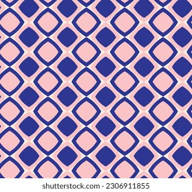 Abstract Retro Geometric Vector Pattern Seamless Texture Trendy Background For Hand-drawn Fashion Prints Plain Wallpaper Modern Style Design Mixed Geometric Pattern All Fashion Leather Dress