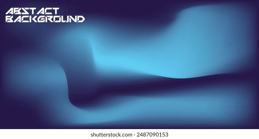 Abstract retro gradient background landscape. Vector illustration
