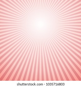 Abstract retro gradient burst pattern background - vector graphic