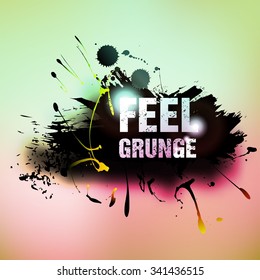 Abstract retro grunge background
