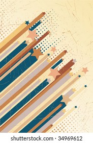 Abstract retro grunge background.