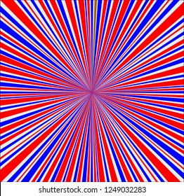 Abstract and retro grunge red white and blue backround design element 
