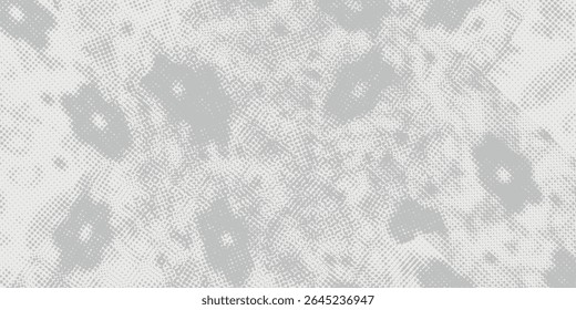 Abstract retro grunge seamless pattern. Urban art texture with paint splashes, chaotic shapes, lines, dots, patches. Sports graffiti style vector background