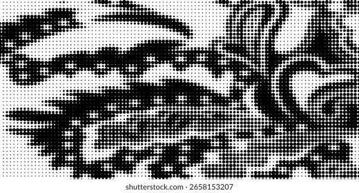 Abstractas patrón retro grunge sin fisuras. Textura de arte Urbana con salpicaduras de pintura, Formas caóticas, líneas, puntos, parches. Fondo de Vector de estilo de graffiti deportivo